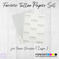 Preview: Forever Tattoo Paper Set für Tonerdrucker DIN A4